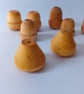 Wood Turned Light Pulls - Set of 5 Hand Made - Image 1