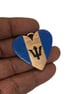 Bajan flag earrings, love Barbados, loveheart jewellery, caribbean queen,  - Image 3