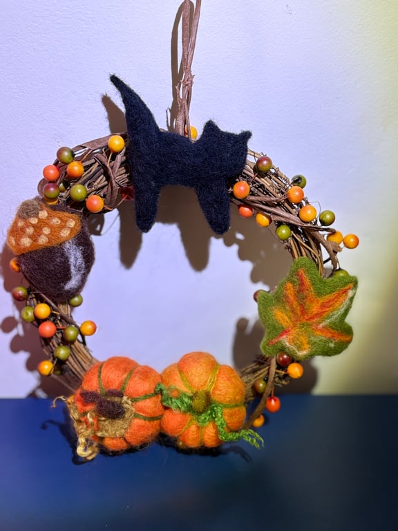 Colourful Autumn wreath 