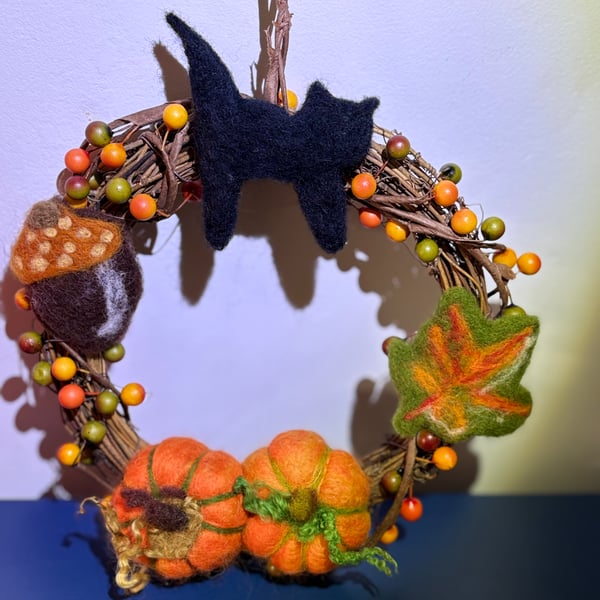 Colourful Autumn wreath 