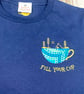 Childs 'Fill Your Cup' shirt. Children's navy blue nature lover T-Shirt - Image 6