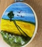 Needle felted landscape of the countryside  - Image 2