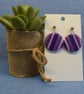 Bold Round Striped Statement Earrings - Image 7