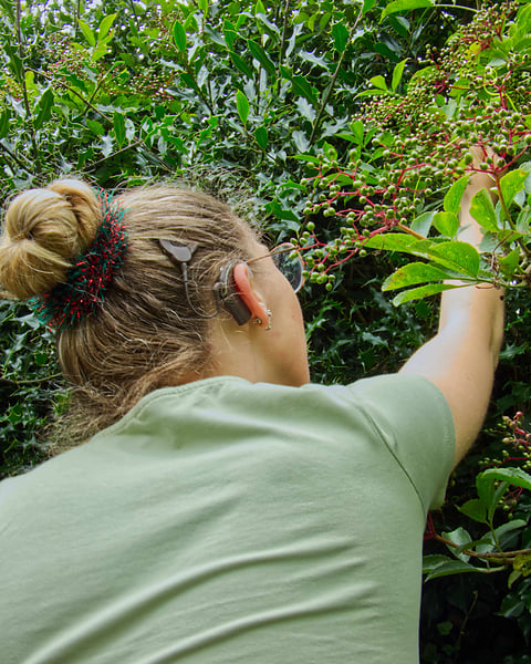 Tinsel Hair Scrunchies- christmas