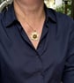 Real Daisy Resin Necklace. Handmade Botanical Flower Penda