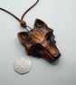 Hand Carved Wolf Necklace  - Image 2