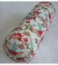 Bolster Cushion Cover 18"x8" Birds Gold 8x18 Round Cylinder Tapestry Red - Image 4