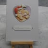 Christmas Card To The One I Love Teddy Bears Cuddles 3D Luxury Handmade Card