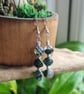 Handmade Natural Moss Agate & 925 Sterling Silver Drop Dangle Earrings Gift Box - Image 5