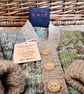 Designer Hand knitted Baby Cardigan with Merino Wool & Cotton 3-9 months - Image 3