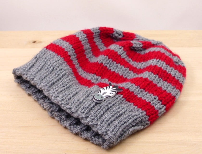 Hand Knitted Beanie Hat