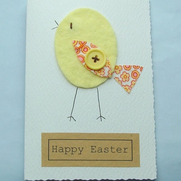 Handmade Easter card can be personalised