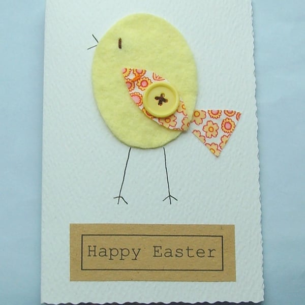 Handmade Easter card can be personalised