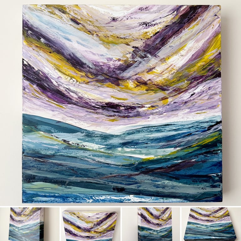 Perfectly Imperfect Original Seascape Painting - Sample 120