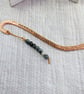 Bookmark, Forged and Stamped Copper, Snowflake Jasper and Agate - Image 9