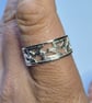 Sterling silver ring size W - Image 4