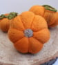 Small Needle Felted Pumpkin - seasonal table decoration WITH TWIZZLES! - Image 5