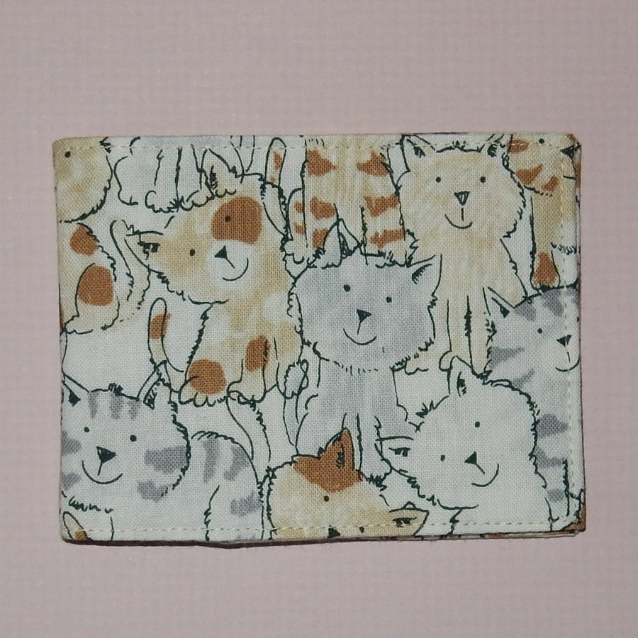 Travel card wallet Cats