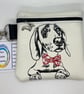 Dachshund, Embroidered small bag - Image 1