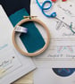Starfish Embroidery Kit B - Complete kit with detailed instructions - 4" hoop - Image 2