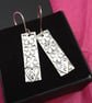 Hearts and flowers drop earrings - Image 2