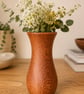 Handturned Australian Lacewood bud vase. Handmade Wooden vase