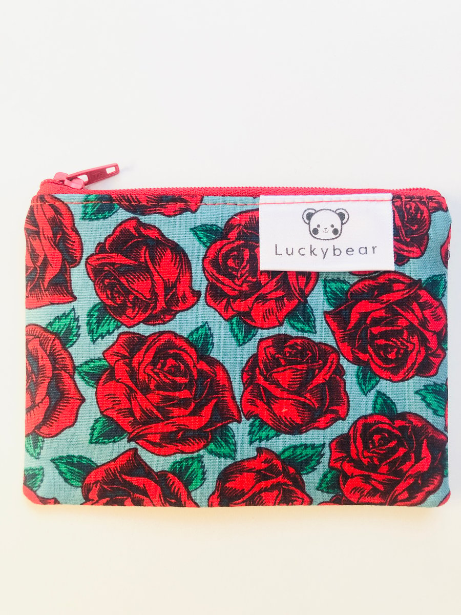 Rose on sale coin purse