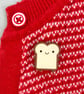 Kawaii Toast Wooden Pin or Brooch