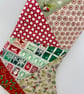 Patchwork Christmas stocking - Image 2