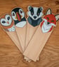Hand painted Fox Bookmark – Laser Cut Plywood - Image 5