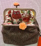 Flower Power Owl Coin Purse  - Image 8