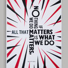 'Angel's Epiphany' letterpress with screen print: Limited Edition of 54