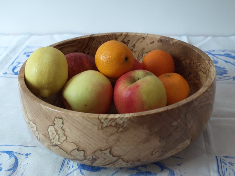 Spalted Beech fruit bowl