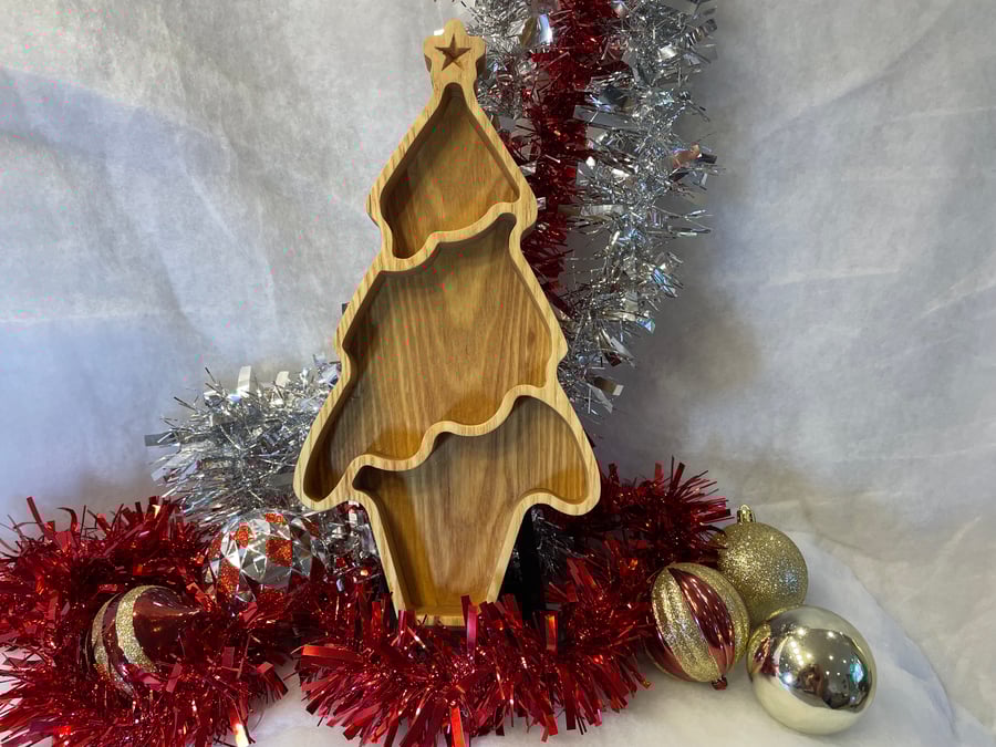 Christmas Tree Serving Tray
