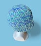 Crocheted Post and V’s Beanie Hat - Image 1