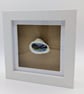 Scandi Inspired Lakeside Cottage Original Shell Painting - Image 3