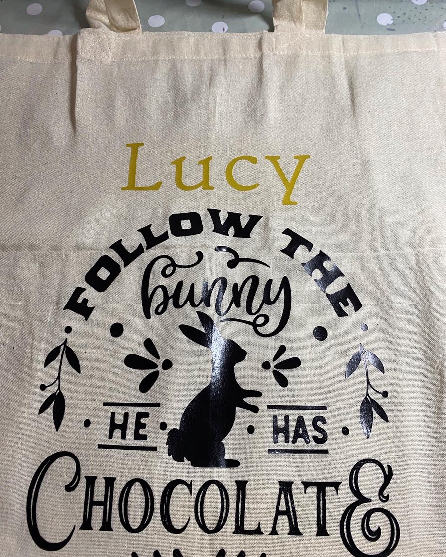 Personalised Easter bags