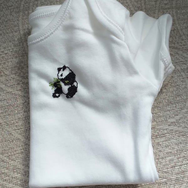 Panda Vest age 3-6 months