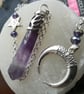 Amethyst crystal pendulum, witchcraft Dowsing Tool, Gift for her, birthday, Uk - Image 6