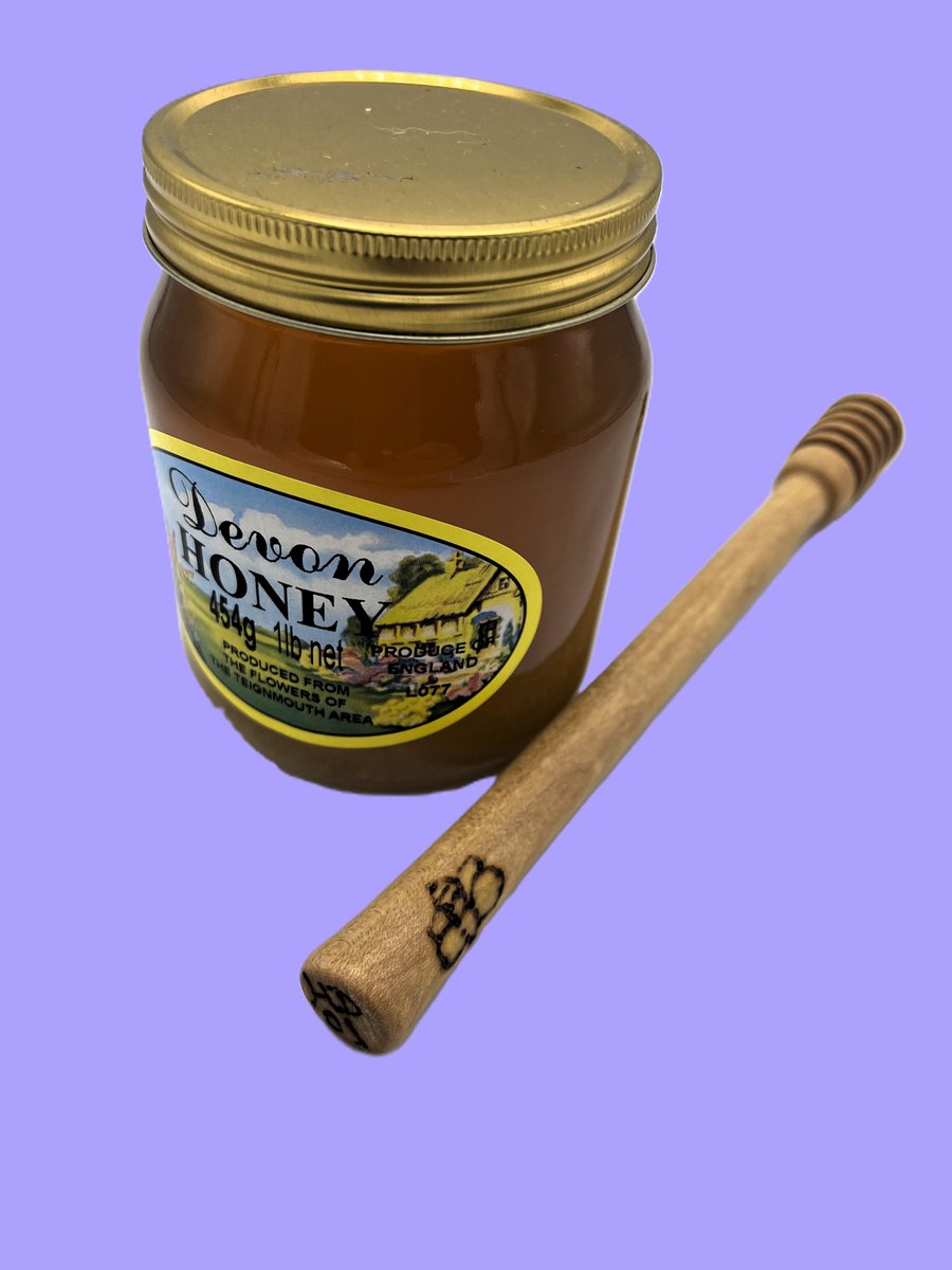 English Beech Honey Dipper: SKU HD01