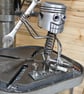 Handmade Piston Man Sculpture - Recycled Metal Art - Mechanic Gift - Automotive  - Image 3