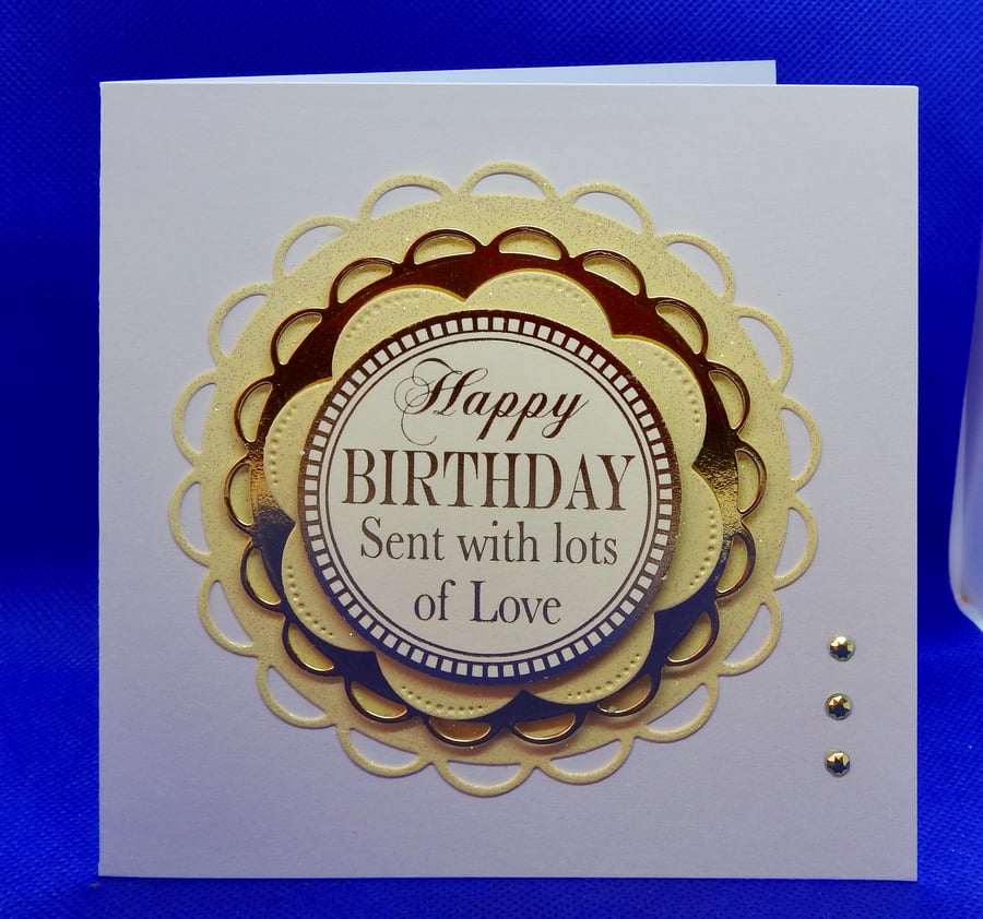 With love birthday card 
