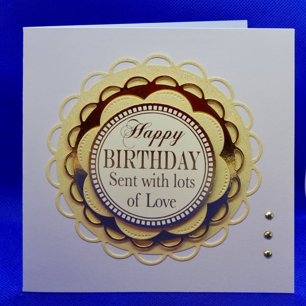 With love birthday card 