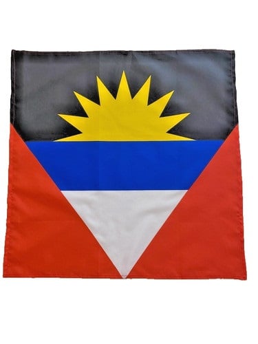 23" x 23" 59 x 59 cm Antigua & Barbuda Antiguan Flag Bandana Head Scarf Neck Tie