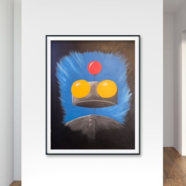 "Ma2Ty Robot" original painting