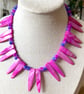 Pink Icicle Mother of Pearl  Signature Necklace  - Image 3