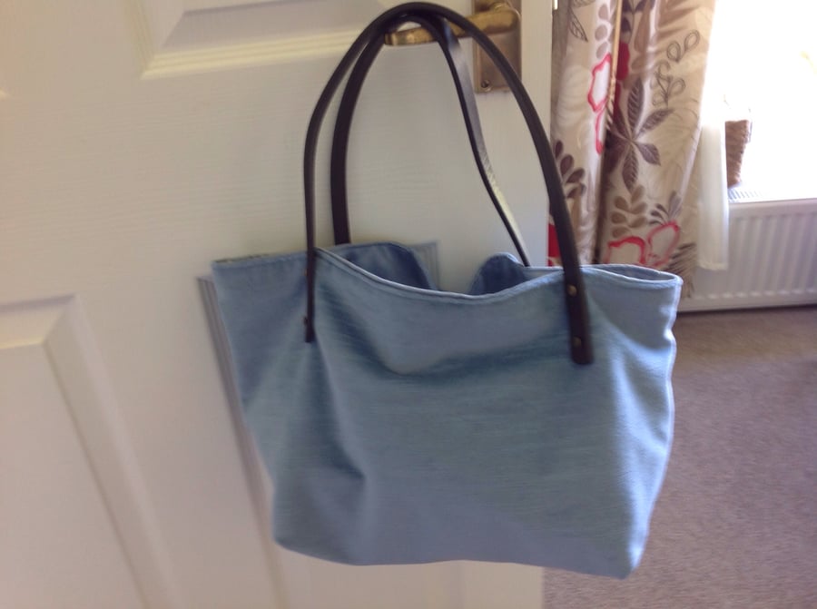 Tote blue bag