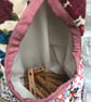 Floral Linen Peg Bag, Lined Storage Bag for Pegs - Image 2