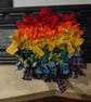Pride Flag Rag Wreath 10inches - Image 3