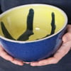 Made to order - The 'wool' yarn bowl, hand thrown custom pottery yarn bowl